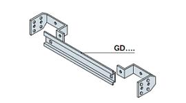 DIN-рейка с крепежом на 25-модульный Д=600мм для шкафов SR GD6006 ABB