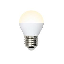 Лампа светодиодная 7 Вт E27 G45 3000К 600Лм матовая 175-250В шар Norma ( LED-G45-7W/WW/E27/FR/NR ) UL-00003823 Uniel