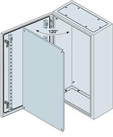 Шкаф SR 10625 металлич. с монт.платой 1000х600х250 IP65 SRN10625K ABB