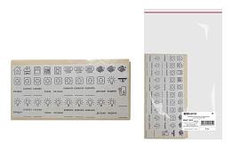 Комплект пиктограмм для маркировки щитков "Базовый" SQ0817-0079 TDM