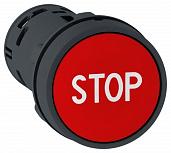 Кнопка управления красная с 1НЗ с маркировкой "STOP" XB7NA4234 Schneider Electric
