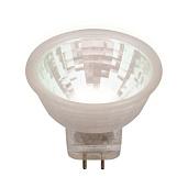 Лампа светодиодная 3 Вт GU4 MR11 4000К 200Лм прозрачная 12В софит точечного света LED-MR11-3W/NW/GU4 GLZ21TR UL-00001701 Uniel
