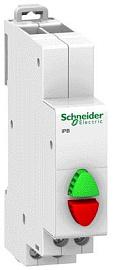 Кнопка управления модульная на DIN-рейку  iBP красная 1НЗ зеленая 1НО A9E18034 Schneider Electric