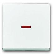 Клавиша для одноклавишных выключателей/переключателей/кнопок Impressivo красная линза белый 2TKA000559G1 ABB