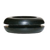 Резиновое кольцо PVC - чёрное - для кабеля диаметром максимум 17 мм - диаметр отверстия 22 мм 098096 Legrand
