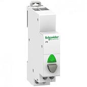 Кнопка управления iPB с зеленым индикатором 1НО 110/230VAC серая A9E18036 Schneider Electric