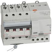 Выключатель автоматический дифференциального тока АВДТ DX3 63А 4П четырехполюсный C 300мА 411211 Legrand