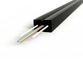 Hyperline FO-FTTH-IN-9S-8-LSZH-BK Кабель волоконно-оптический 9/125 (SMF-28 Ultra) одномодовый, 8 волокон, самонесущий, со свободно уложенными волокнами (FTTH), гибкий, для внутренней прокладки, LSZH, –40°C – +70°C, черный