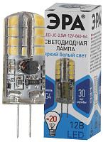 Лампа светодиодная 2,5 Вт G4 JC 4000К 200Лм 12В капсульная ( LED JC-2,5W-12V-840-G4 ) Б0033192 ЭРА