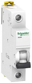 Выключатель автоматический 6А 1П однополюсный характеристика C 6kA тип AC iK60N A9K24106 Schneider Electric