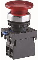 Кнопка управления Грибок 40 мм с самовозвратом NP8-01MD/1 1НЗ красный AC110В-220В (LED) IP65 577944 CHINT