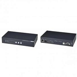 SC&T HKM02BPT-4K Передатчик KVM: HDMI(1.4, до 4K(30Гц), USB, аудио, RS232 и ИК сигналов по Ethernet до 150м (CAT5e/CAT6), поддержка питания устройства по стандарту PoE 802.3af.