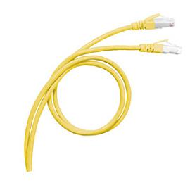 Шнур коммутационный RJ 45 - категория 6a - S/FTP - PVC -экранированный - 2 м - желтый 051781 Legrand