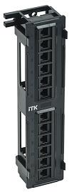 ITK Настенная патч-панель кат.6 UTP, 12 портов (IDC Dual) PP12-C6U-D05 IEK