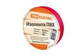 Изолента ПВХ 0,13*15мм Красная 20м SQ0526-0013 TDM