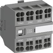 Блок контактный CA4-04MK (4НЗ) фронтальный с втычными клеммами для контакторов AF09-AF16..-30-10K