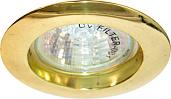 Светильник потолочный встраиваемый MR16 G5.3 золото, DL307 15010 Feron