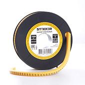 Маркер кабельный 0 для провода сеч.25мм желтый (1000шт в упак) CBMR25-0 39097 STEKKER