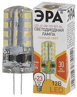 Лампа светодиодная 3 Вт G4 JC 2700К 240Лм 12В капсульная ( LED JC-3W-12V-827-G4 ) Б0033193 ЭРА