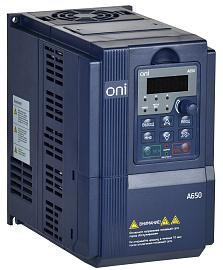 Преобразователь частоты A650 380В 3Ф 5,5кВт 13А M A650-33E055TM ONI