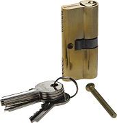 Механизм  цилиндровый, тип "ключ-ключ", цвет латунь, 5-PIN, 60мм ЗУБР "МАСТЕР" 52101-60-1