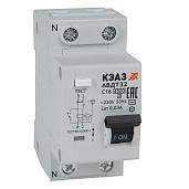 Выключатель автоматический дифференциаьного тока с защитой от сверхтоков АВДТ32-22C6-AC-УХЛ4 (2P, C6, 30mA) 4,5кА-КЭАЗ 318368