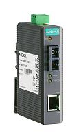 Медиаконвертер Ethernet 10/100BaseTX в 100BaseFX (многомодовое оптоволокно) в пластиковом корпусе IMC-21-M-SC МОХА