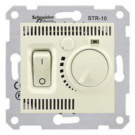 Термостат комнатный Sedna скрытой установки бежевый SDN6000147 Systeme Electric
