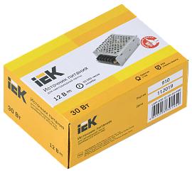 Драйвер LED ИПСН-PRO 30Вт 12 В блок-клеммы IP20 IEK LSP1-030-12-20-33-PRO IEK