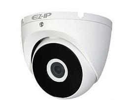 Камера видеонаблюдения (видеокамера наблюдения) аналоговая купольная HDCVI 1/2.7" 2Мп КМОП EZ-IP EZ-HAC-T2A21P-0280B