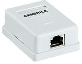 Розетка RJ45 компьютерная настенная кат.5E FTP 1 порт GENERICA белый CS2-1C5EF-12-G IEK