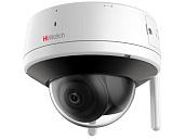 Камера видеонаблюдения (видеокамера наблюдения) 2 Мп купольная IP с EXIR подсветкой до 30 м, Wi-Fi и микрофоном DS-I252W(D)(2.8 mm) HiWatch