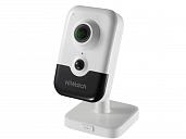 Камера видеонаблюдения (видеокамера наблюдения) Wi-Fi 2Мп компактная с EXIR-подсветкой до 10 м, микрофоном и динамиком HiWatch DS-I214W(B) (4 mm)