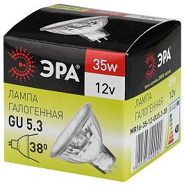 Лампа гал. 35,0Вт GU5.3-MR16-35W-12V-CL C0027355 ЭРА