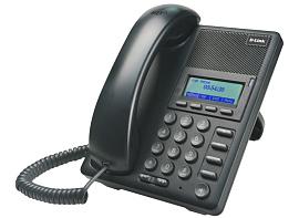 IP телефон дисплей: монохромный; питание: сетевой адаптер; цвет: черный DPH-120S/F1B D-LINK