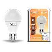 Лампа светодиодная 9 Вт E27 A60 2700K 806Лм диммируемая LED Грушевидная Smart Home 1050112 GAUSS