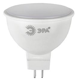 Лампа светодиодная 5 Вт GU5.3 MR16 2700К 400Лм матовая 220-240В софит ( ECO LED MR16-5W-827-GU5.3 ) Б0019060 ЭРА