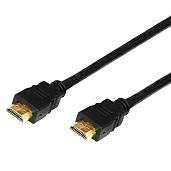 Кабель (шнур) HDMI-HDMI с фильтрами, длина 1 метра (GOLD) (PVC пакет) REXANT 17-6202