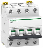 Выключатель автоматический iC60H 1А 4П четырехполюсный B A9F83401 Schneider Electric