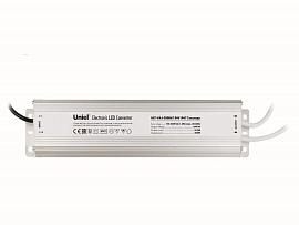 Блок питания UET-VAJ-200B67 для светодиодов с защитой от короткого замыкания и перегрузок, алюминиевый корпус, 200Вт, 24В, IP67, 2 выходных канала 10591 Uniel