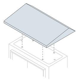 Крыша антидождевая для шкафов SR 200X150мм ШхГ  TT2015K ABB