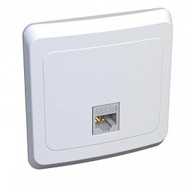 Розетка RJ45 компьютерная ЭТЮД скрытой установки KOMC-001B Systeme Electric