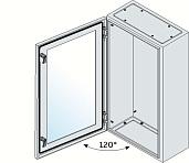 ABB Шкаф SR  8625V металлический , дверь со стеклом, без монтажной  платы  800х600х250  IP65  (SRN8625VK)