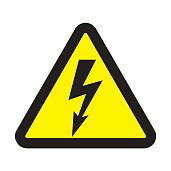 Наклейка знак электробезопасности "Опасность поражения электротоком"200*200*200 мм Rexant 56-0006