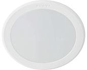 Светильник светодиодный ДВО LED 6Вт 4000K 420Лм IP20 круг белый 59444 MESON 080 40K WH recessed 929003285102 Philips