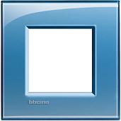 Рамка для розеток и выключателей прямоугольная, 1 пост, цвет Голубой Livinglight LNA4802ADgrand