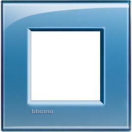 Рамка для розеток и выключателей прямоугольная, 1 пост, цвет Голубой Livinglight LNA4802ADgrand