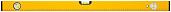Уровень "Магнит", 2 глазка + 1 поворотный, желтый усиленный корпус, магниты, шкала, Профи 800 мм 18248 FIT HQ