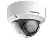 Камера видеонаблюдения (видеокамера наблюдения) аналоговая уличная купольная HD-TVI 2Мп, объектив 2.8 мм (POC) DS-2CE56D8T-VPITE (2.8mm) HikVision