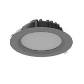 Светильник светодиодный 40Вт Downlight 4000К круглый встраиваемый 230*81мм IP54 RAL7045 серый матовый V1-R0-H0084-10000-4404040 Вартон